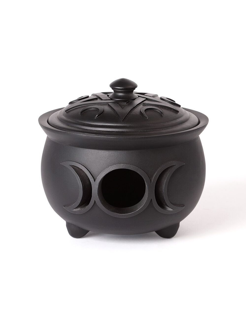 New! Alchemy Of England (Alchemy Gothic) Triple Moon Cauldron Pot